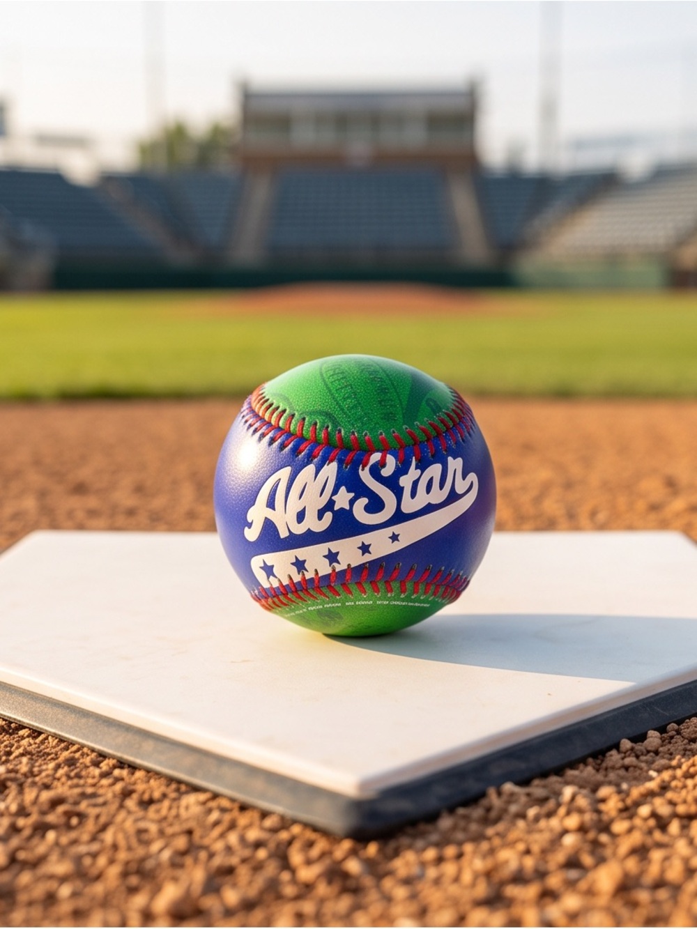 Kids Soft Play Baseball — Blue & Green